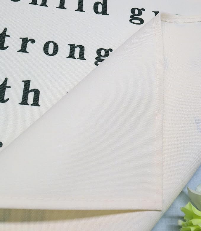 Christian Bible Verse Scripture Rectangular Banner Flag Wall Decor Gift for Baby Boy Girl Kid,Nursery Bedroom Reading Room Decor-and the Child Grew-Baby Present Shower,Birthday Christmas Gift