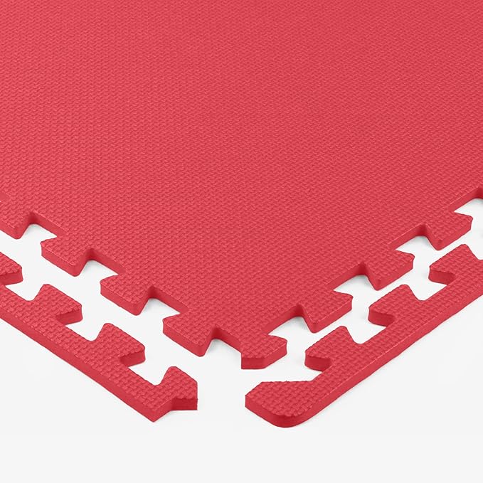 Flooring Inc's 1/2" Soft Non-Toxic Baby Play Mat, Toddler Playmat, Colorful Puzzle PlayMat, Floor Mats for Kids & Babies, EVA Foam Interlocking Tiles for Nursery & Playroom | Blue, 35 Tiles, 140 Sq/Ft
