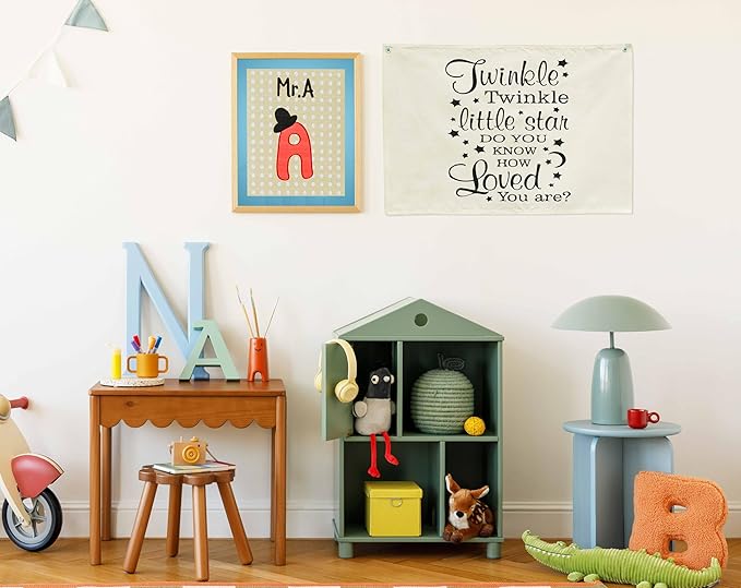 Twinkle Twinkle Little Star Do You Know-Nursery Rectangular Banner Flag Wall Decor for Baby Kids Boy Girl-Nursery Above Crib Bedroom Bedroom Door Playroom Decor-Baby,Shower Birthday Christmas Gift
