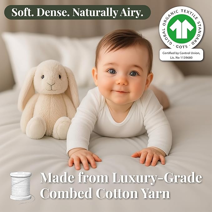 Newton Compatible Organic Bassinet Sheets, GOTS Certified Turkish Aegean Cotton, 35x19-33x20 for Maxi COSI Iora, Baby Delight, Mika Micky, Baby Bond and More Quality at First Touch - Rectangle