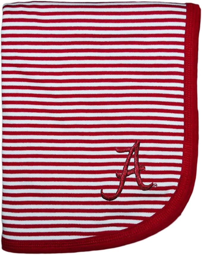Creative Knitwear Alabama Crimson Tide Striped Baby and Toddler Blanket