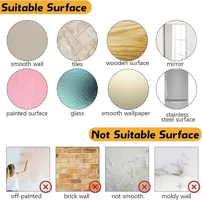 Sun Wall Decals Removable Peel and Stick Window Clings 2-Sheet Set Large Boho Sun Wall Stickers for Kids Room, Nursery Classroom,Playroom Decor