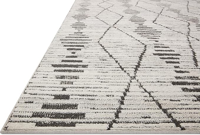 Loloi Kamala Collection KAM-02 Charcoal/Dove 7'-10" x 10' Area Rug