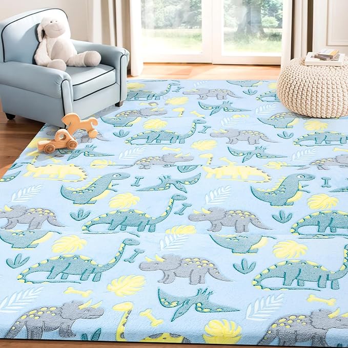 MeMoreCool Kids Floor Futon Mattress, Play Mat Muscle Mat Large 6x4 FT, Thicken Foam Tatami Mattress for Children Play Area, Foldable Sleeping Crawling Pad for Playroom