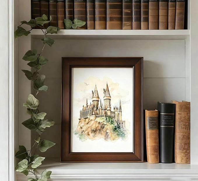 3pcs Magic Nursery Canvas Wall Art Express Train Owl Magic Castle Painting Picture Wall Decor Neutral Watercolor Poster Print Artwork For Kids' Baby Nursery Living Room Decoration Unframed
