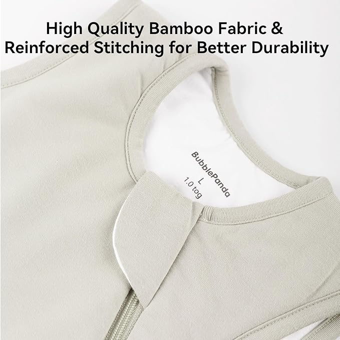 Rayon Made from Bamboo Sleep Sack 24-36 Months 1.0 Tog Ultra Soft Baby Wearable Blanket Toddler Sleep Sack 2t-3t for Babies Unisex 2-Way Zipper 3t Baby Sleeping Bag Extra Large Long XXL