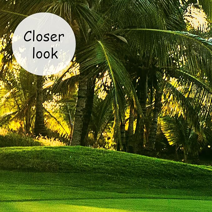 AFZEVEB-Green Golf Course Landscape Wallpaper Wall murals for Bedroom 159"x107"(Not Peel and Stick)