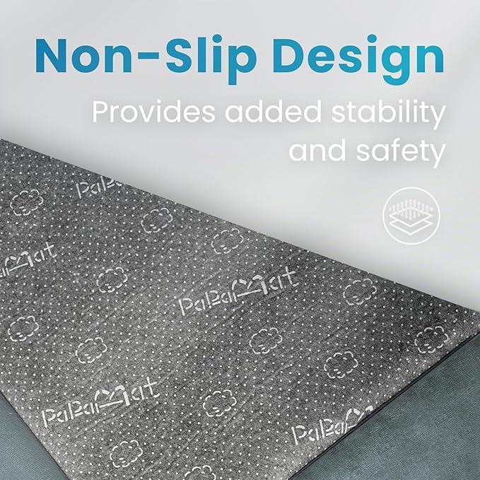 1.3" Thick Foam Baby Play Mat Extra Large 79x158, Basic Padded Plush Tummy Time Crawling Mat, Non-Slip Support Area Rug for Playroom Nursey Living Room (Light Grey)