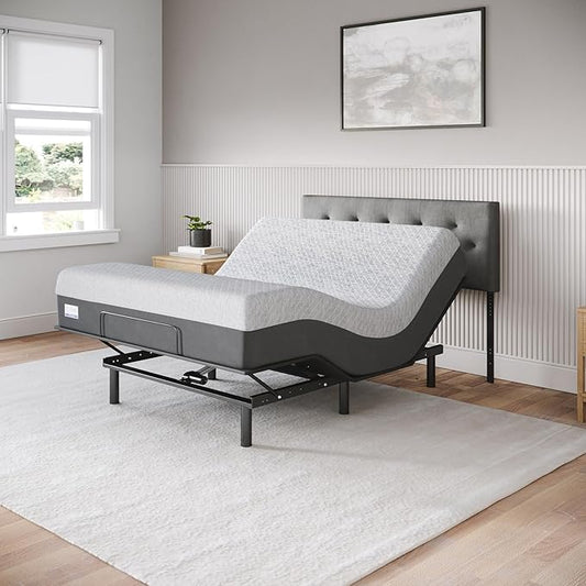 Celestial Sleep Aurora Adjustable Bed Base (Frame Only), Easy Assembly, Head and Foot Lift, Zero Gravity, Memory Positions - Full