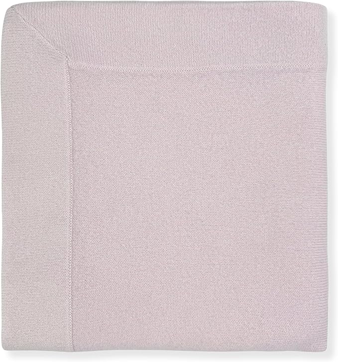 Jet&Bo BABY 100% Cashmere Baby Blanket Luxe Knit Design in Pink - 32" x 40" - Ultra Soft, Hypoallergenic & Temperature Regulating - Gift Box and Card Included