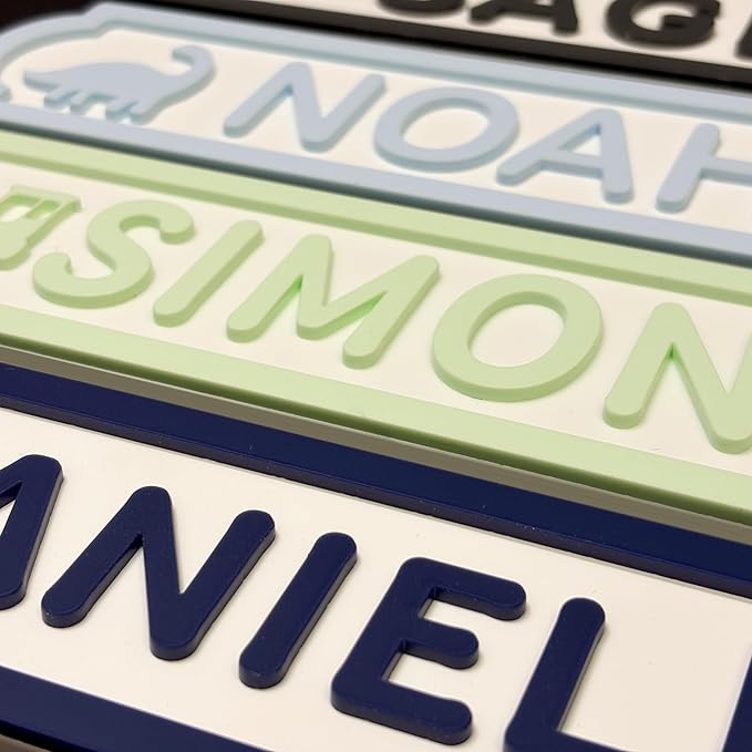 Custom Name Signs for Kids’ Bedrooms, Playroom Signs, Boys and Girls Door Signs, Baby Room Decoration (Small - 11.5 x 3”)