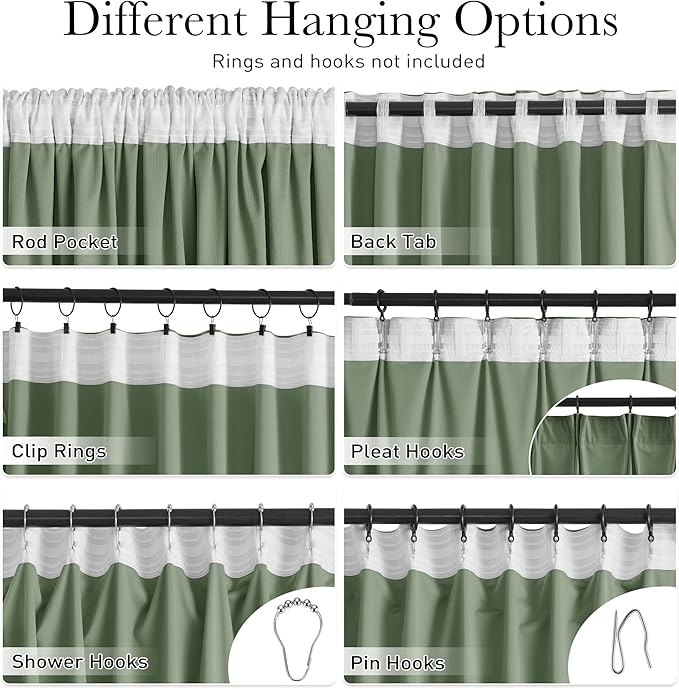 StangH Retro Green Velvet Curtains 96 Inches Length, Room Darkening Velvet Drapes for Bedroom Living Room, Thermal Insulated Window Treatment, 52 x 96 Inch, 2 Panels