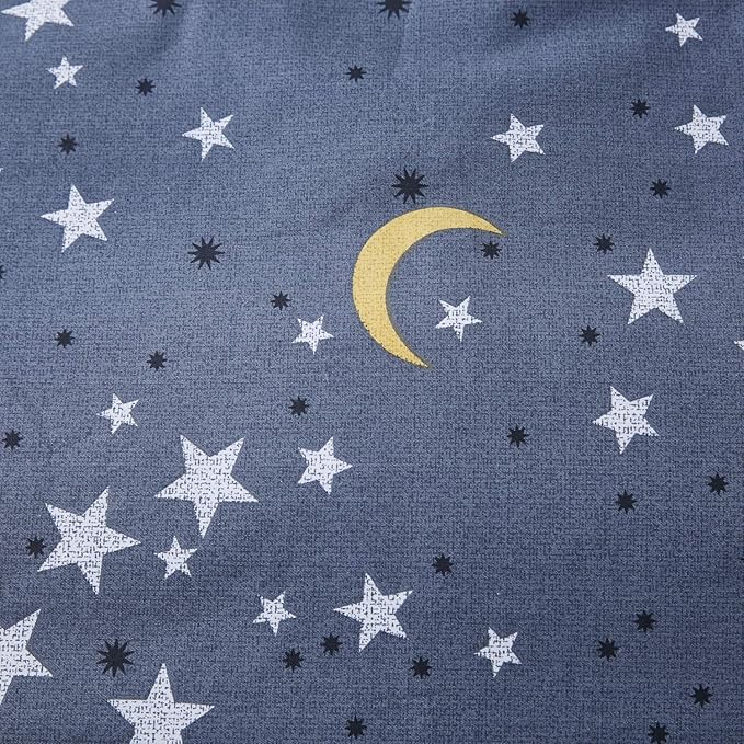 Brandream Boys Outer Space Astronaut Bedding Kids Bedding Sets Twin Size Grey 100% Cotton Duvet Cover Sets Reversible Zipper Closure
