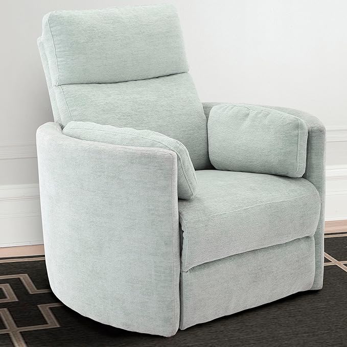 Parker Living Radius - Windstream Power Swivel Glider Recliner for Adults with USB and Type-C Ports, Single Sofa Chair for Living Room