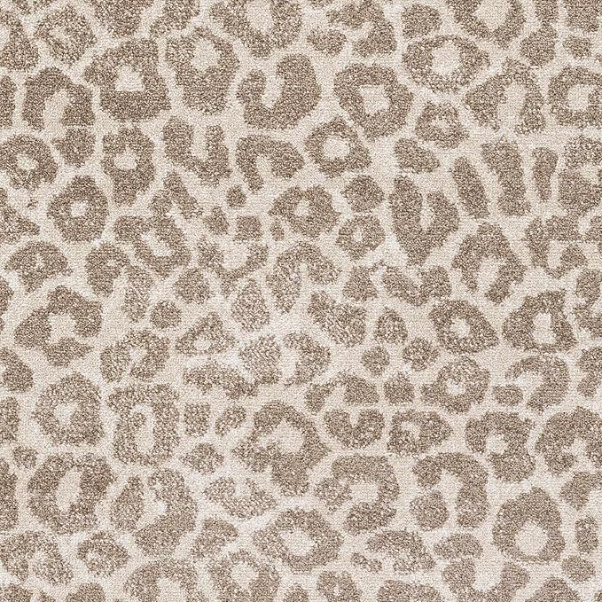 Hauteloom Bonhill Modern Animal Print Area Rug for Living Room, Bedroom, Dining Room - Bohemain Leopard Print Carpet - Tan, Terracota, Brown, Beige, Ivory - 5'3" x 7'3" (5x7)