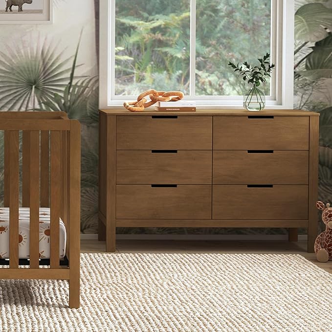 Carter's by Davinci Colby 6-Drawer Dresser in Walnut