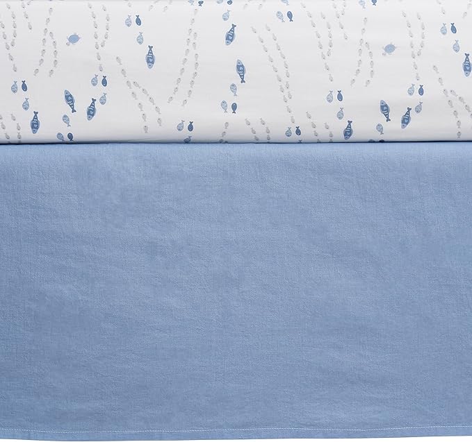 Oxford Baby Whale of a Time 3 Pc Baby Crib Nursery Bedding