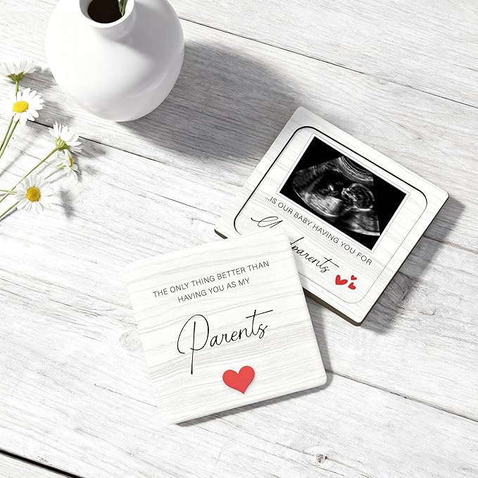 Pregnancy Announcement For Parents, Ultrasound Picture Frame Surprise Box, The Only Thing Better Than Having You As My Parents, Baby Coming Soon Announcement Pregnancy Reveal Gifts