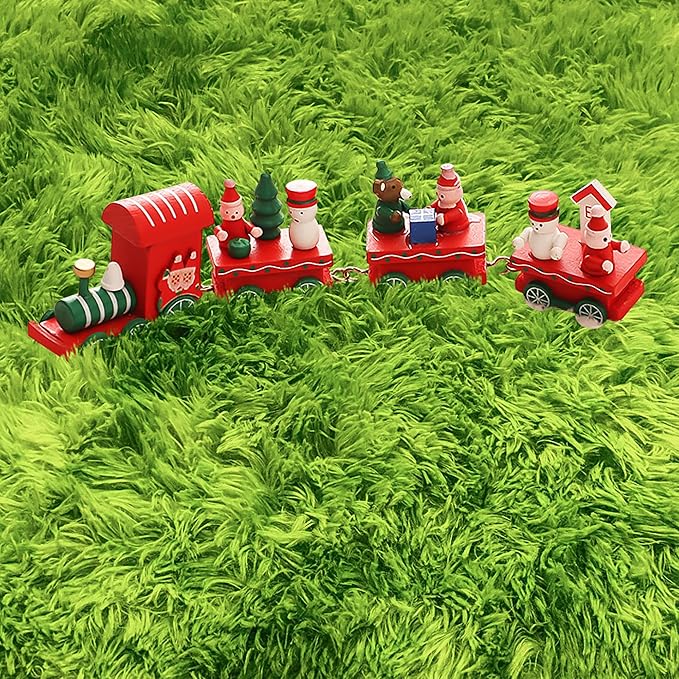 7 ft Large Fluffy Round Green Grass Area Rugs for Bedroom,Soft Shaggy Circular Rug Plush Fluffy Circle Carpet Fuzzy for Living Room Nursery Baby Toddler Room Playroom Dorm Home Decor Aesthetic