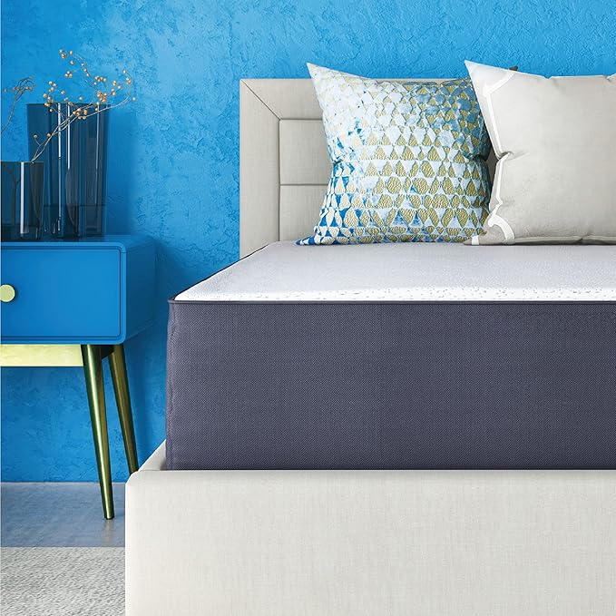 Cool Gel 10 Inch California King Memory Foam Mattress Medium Firm, King Size Memory Foam Mattress Cooling, Made in the USA, 10" Depth with Pressure Relief, CertiPUR-US Certified, CoolGel Bed