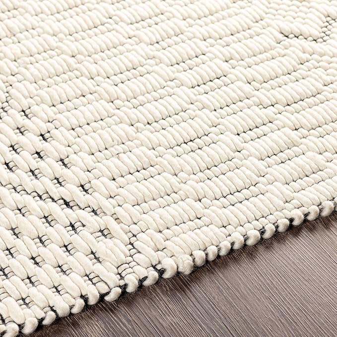 Mark&Day Wool Rugs, 2x3 Gschnitz Global Cream Area Rug, Cream Grey Carpet for Living Room, Bedroom or Kitchen (2' x 3')