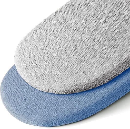 Muslin Bassinet Sheets for Baby Boy Girl,Breathable Baby Bassinet Sheets Fitted for Bassinet,Oval Rectangle,Hourglass,Bassinet Mattress/Pad,Soft Cotton 2 Pack