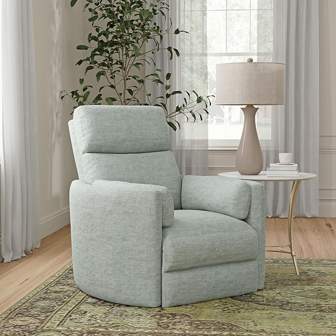 Parker Living Radius - Windstream Power Swivel Glider Recliner for Adults with USB and Type-C Ports, Single Sofa Chair for Living Room