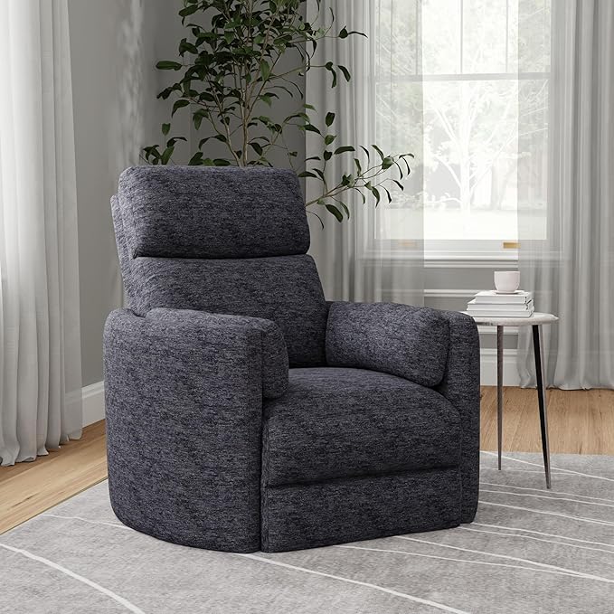 Parker Living Radius - Mediterranean Power Swivel Glider Recliner for Adults with USB and Type-C Ports, Single Sofa Chair for Living Room