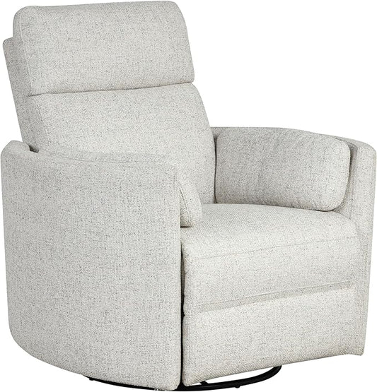 Parker Living Radius - Natural Beauty Quartz Power Swivel Glider Recliner for Adults with USB and Type-C Ports, Single Sofa Chair for Living Room