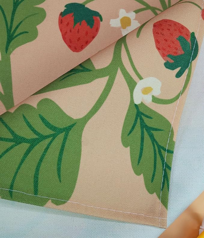 Boho Rectangular Banner Flag Wall Sign Decor Gift for Baby Boy Girl Kids,Nursery Baby Room Above Crib Bedroom Playroom Living Room Wall Decor-Strawberry Theme-Baby,Shower Birthday Christmas Gift