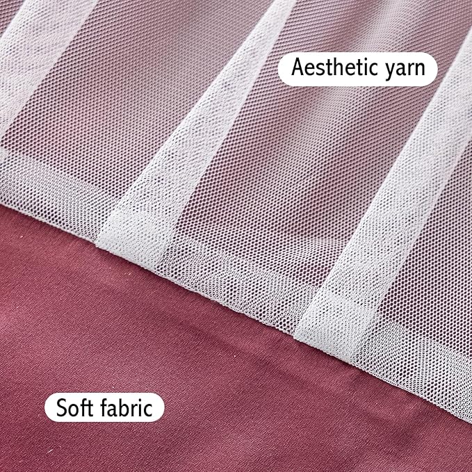 Anytime Romantic Kids Curtain,Hollow-Out Stars Window Curtain Double Layer Blackout Curtains for Girls Bedroom Kids Room 2Panel,(W52 x L72,Wine Red)