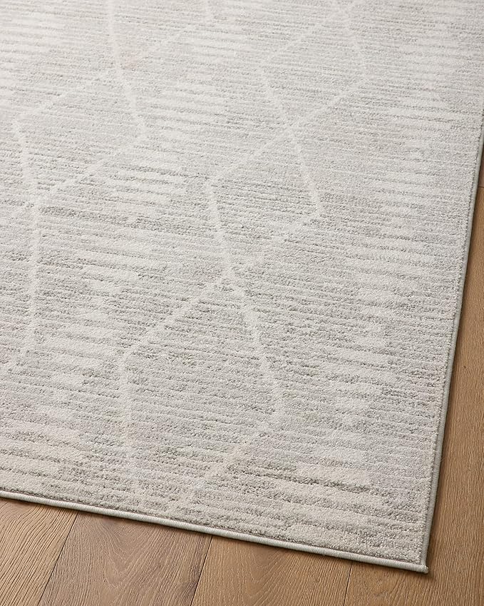 Loloi Kamala Collection KAM-02 Ivory/Silver 7'-10" x 10' Area Rug
