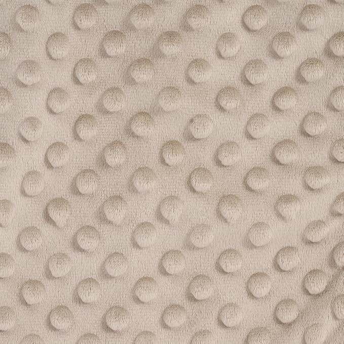 HALO Sleepsack Swaddle, 3-Way Adjustable Swaddle Blanket, TOG 3.0, Velboa, Fawn Grey Plush Dots, Small, 3-6 Months