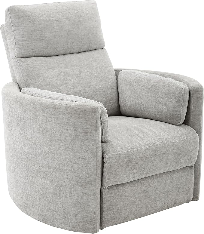 Parker Living Radius - Mineral Power Swivel Glider Recliner for Adults with USB and Type-C Ports, Single Sofa Chair for Living Room