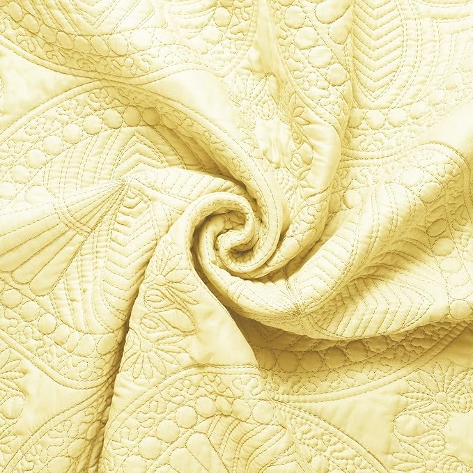 PEACELOVER Embossed Neutral Baby Quilt Durable, Lightweight Baby Blankets Four Seasons for Personlized Monogram Cotton Quilted Blanket Toddler Quilt for Boys and Girls 46x36 Inches (Beige)