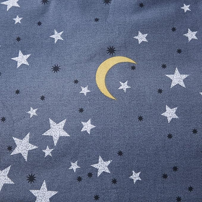 Brandream Boys Space Bedding Kids Bedding Sets Full Size Grey Astronaut 100% Cotton Duvet Cover Sets Reversible Zipper Closure(No Comforter Included)
