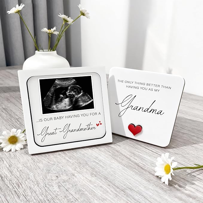 Pregnancy Announcement for Grandma, Ultrasound Picture Frame Surprise Box, The Only Thing Better Than Having You As My Grandma, Baby Coming Soon Pregnancy Announcement Gifts