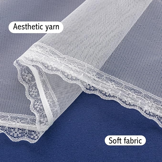 Anytime Romantic Kids Curtain,Hollow-Out Stars Window Curtain Double Layer Blackout Curtains for Girls Bedroom Kids Room 2Panel,(W52 x L63,Navy Blue)
