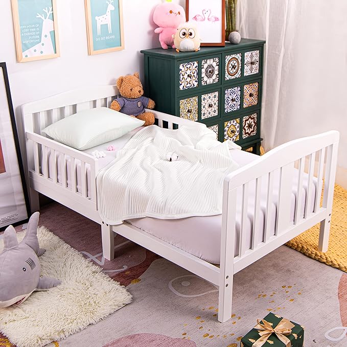 NTBAY Jersey Cotton Quilted Toddler Blanket, Breathable and Warm for Boys and Girls Baby Blanket, 30x40 Inches, White Stripe
