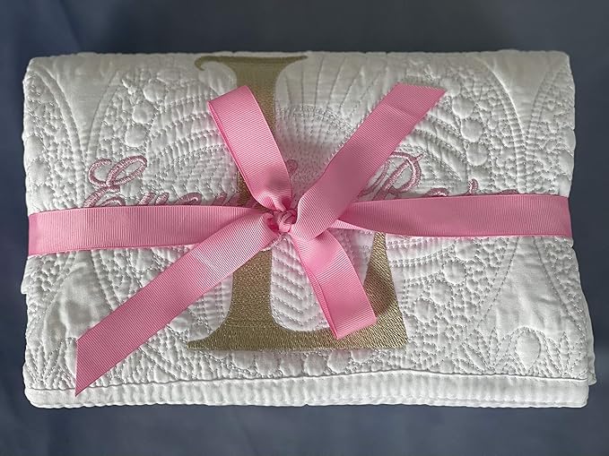 Personalized Baby Quilt Baby Blankets Monogrammed Blankets for Kids Baby Blankets for Boys Girls Embroidered Baby Gifts Sofia