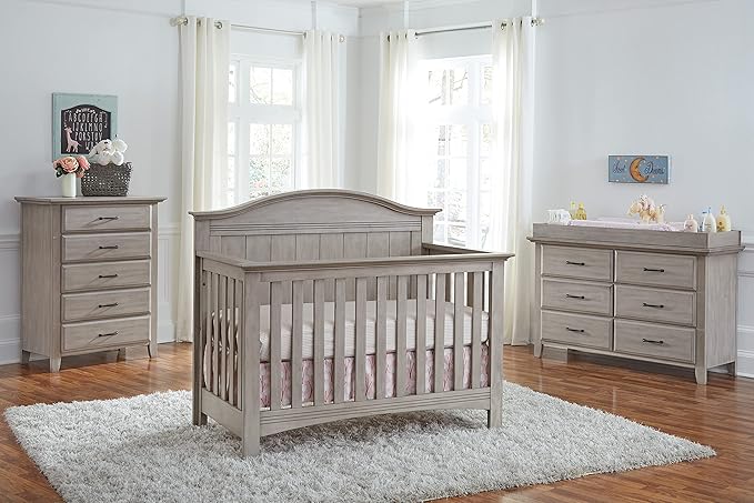 Soho Baby Chandler Premium 6-Drawer Dresser, Stone Wash