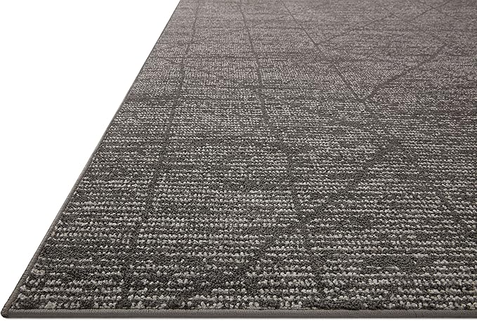 Loloi Kamala Collection KAM-06 Charcoal/Ivory 2'-7" x 10'-0" Runner Rug