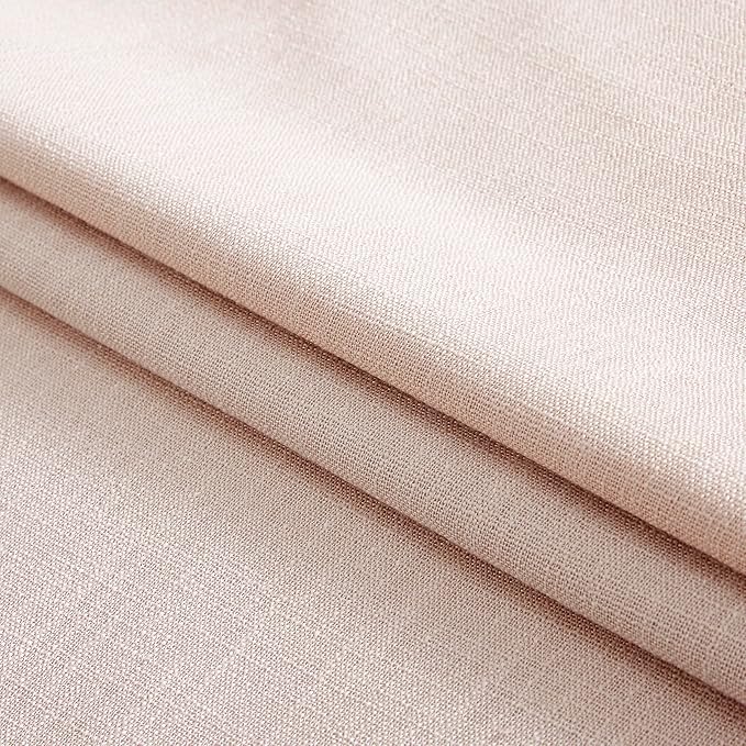 Central Park Pink Pinch Pleat Full Blackout Curtain Panel 120 Inches Long Thermal Insulated Drapery with Blackout Liner for Farmhouse Bedroom Window Treatment Sets with Hooks, 60"x120"x1