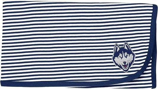 Creative Knitwear Connecticut Huskies Striped Baby and Toddler Blanket