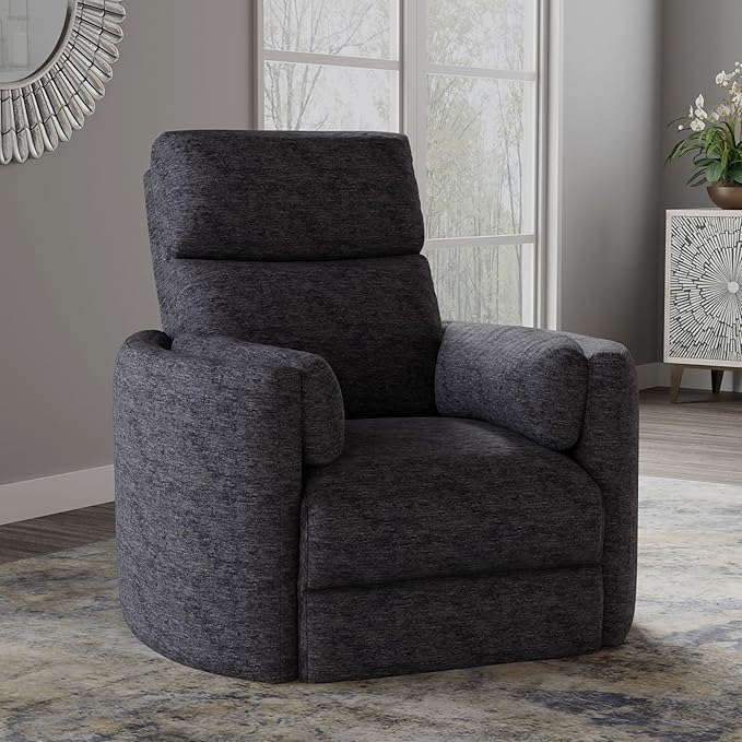 Parker Living Radius - Mediterranean Power Swivel Glider Recliner for Adults with USB and Type-C Ports, Single Sofa Chair for Living Room