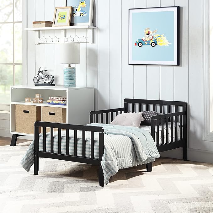 Olive & Opie Jax Toddler Bed in Black