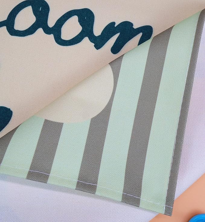 Playroom Rectangular Canvas Banner Wall Decor-Flag Poster Wall Decor for Baby Boy Girl Kids Teen,Playroom Nursery Homeschool Bedroom Home-Baby Shower Birthday Christmas-This Room Is Made for Playing