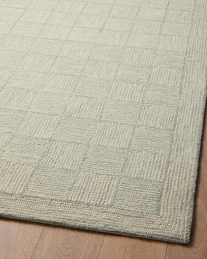 Loloi Chris Loves Julia Francis Collection FRA-03 Silver/Sky 8'-6" x 12' Area Rug