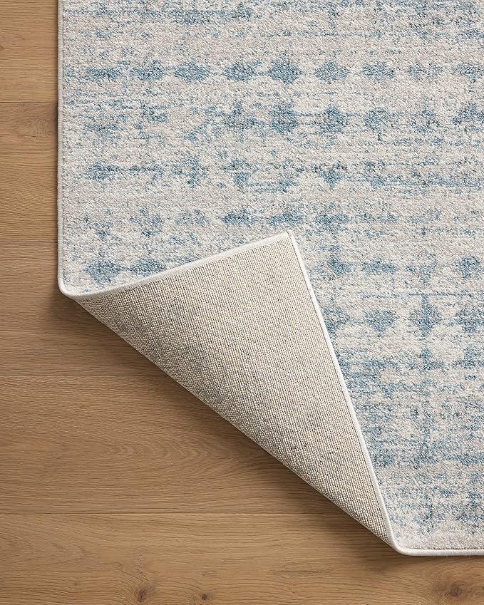 Loloi Kamala Collection KAM-04 Sky/Dove 9'-2" x 13' Area Rug