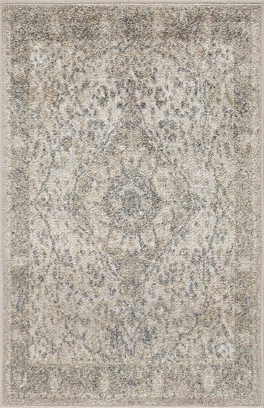 Mark&Day Washable Rugs, 2x3 Eminence Traditional Camel Area Rug, Brown Taupe Carpet for Living Room, Bedroom or Kitchen (2' x 3', Machine Washable)